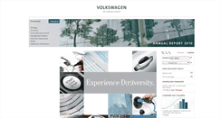 Desktop Screenshot of annualreport2010.volkswagenag.com